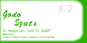 godo szuts business card